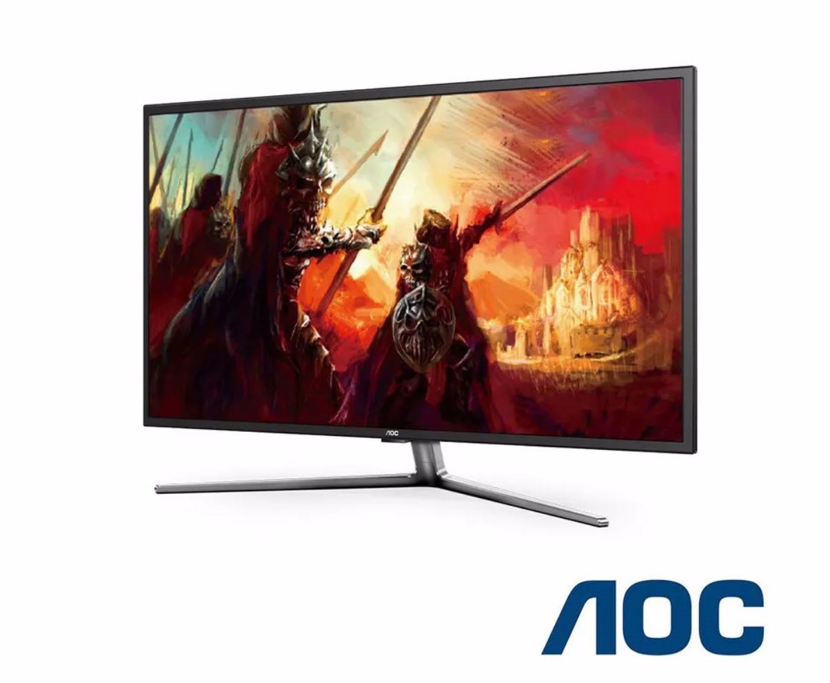 AOC G4309VX/D 109.2 cm (43") 4K UHD Gaming LCD Monitor - 16:9 - Black/Silver