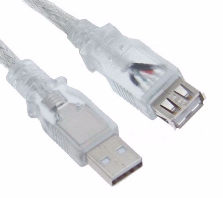 Astrotek Usb 2.0 Extension Cable 5M - Type A Male To Type A Female Transparent Colour RoHS