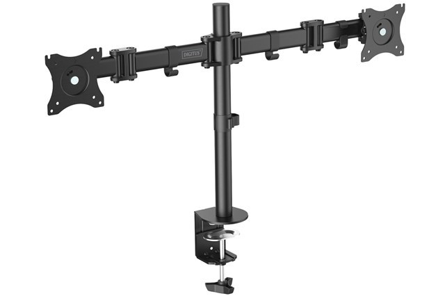 Digitus 15-27" Dual Monitor Stand With Clamp Base