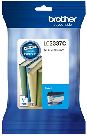 Brother LC3337C Original High Yield Inkjet Ink Cartridge - Cyan Pack