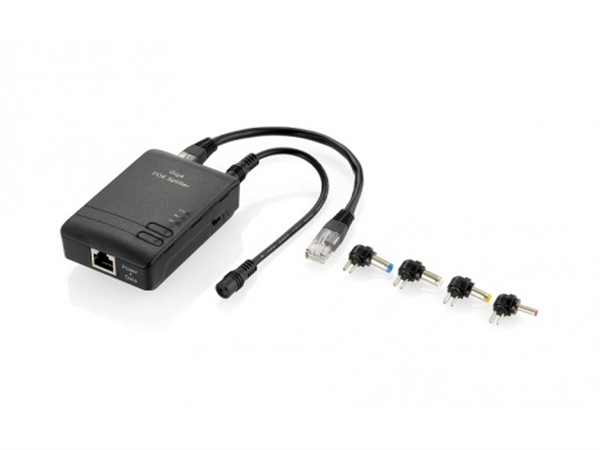 Level One PoE Splitter Gigabit Ethernet PoE+ 5-12V DC Output