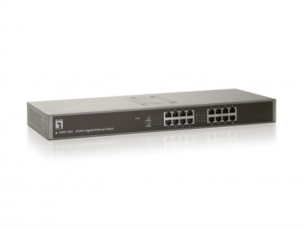 Level One 16-Port Rackmount Ethernet Switch 10/100/1000 MBPS (Gigabit)