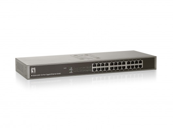 Level One 24-Port Rackmount Ethernet Switch 10/100/1000 MBPS (Gigabit)