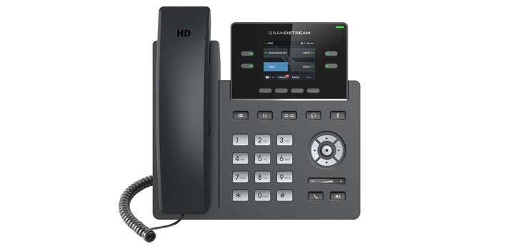 Grandstream GRP2612P HD Ip Phone 2.4"" Colour Screen 4-Line PoE