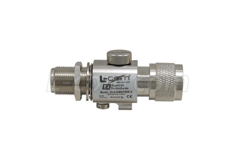 L-Com N-Male To N-Female Bulkhd 6GHz 90V Lightning Protector