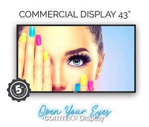 CommBox A8 Display 43" 4K 24/7 5YR WTY Commercial Display