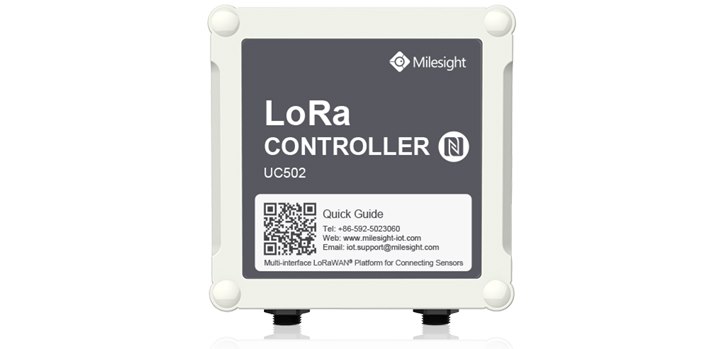 Milesight Uc502 Eu868/In865 LoraWan Controller With Gpio/Ai/Rs232/Rs485