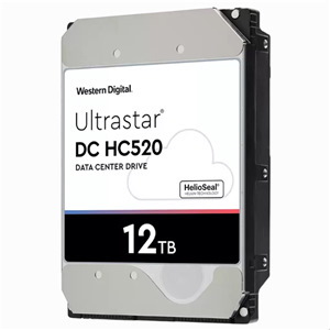 Western Digital Refurb WD Ultrastar DC HC520 Sata 3.5" 7200RPM 256MB 12TB Nas HDD