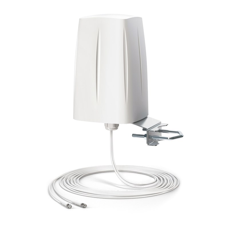 QuWireless QuOmni Antenna Omnidirectional Multiband Lte Mimo 2X2, 5M, Sma