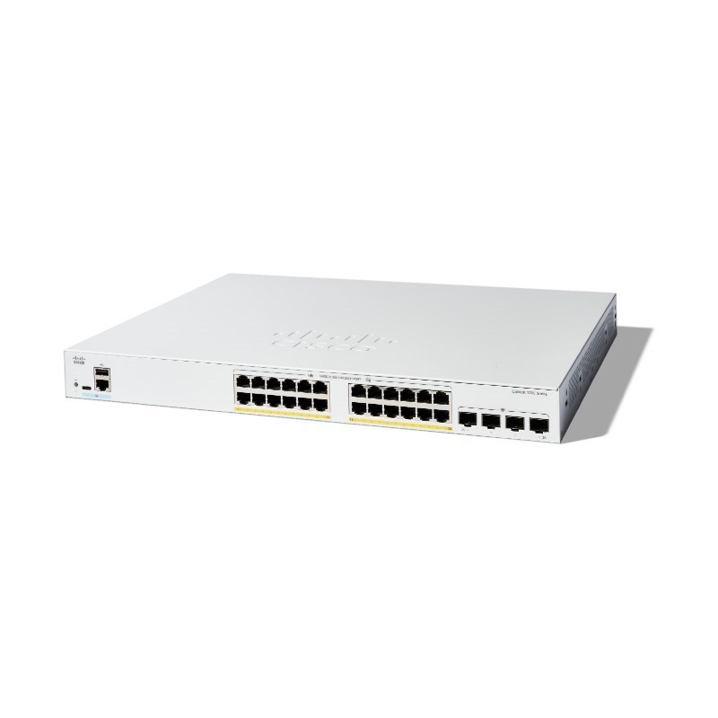 Cisco Catalyst 1200 24-Port Ge, Full PoE, 4x1G