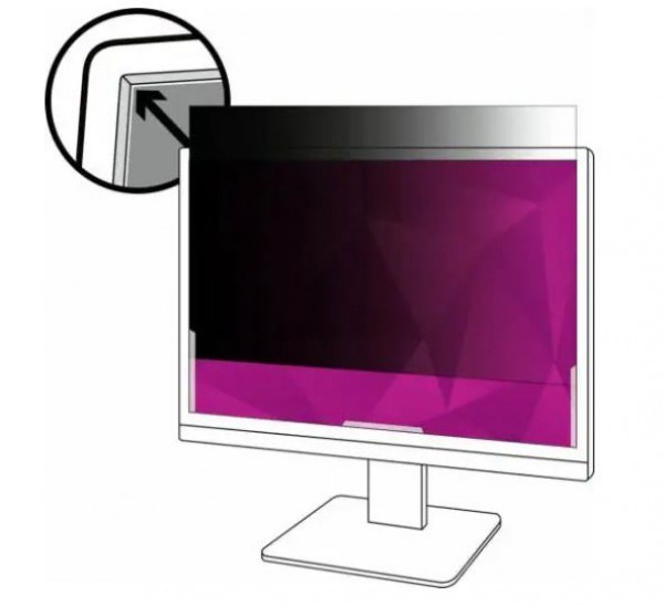 3M High Clarity Privacy Filter For 21.5In Monitor, 16:9, HC215W9B
