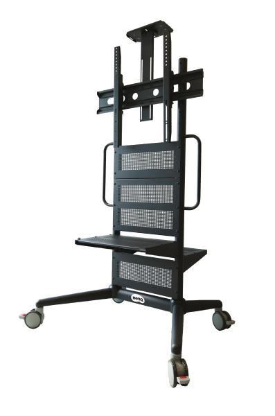 BenQ Pro Av Trolley - Fixed Height Video Conferencing, Digital Signage And Ifp Trolley - Support Up To 125KG - Fit Displays 43" - 86"