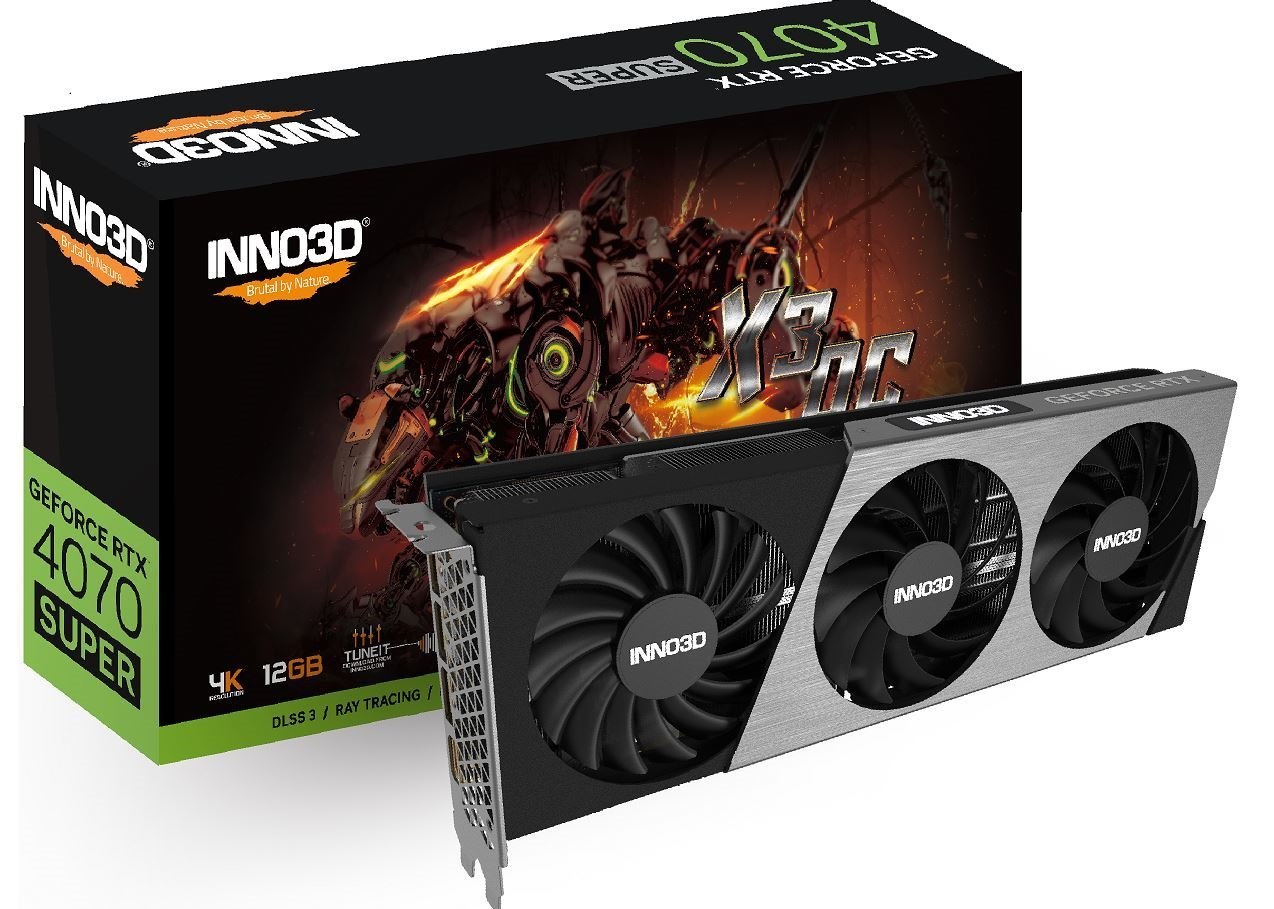 Inno3d nVidia GeForce RTX 4070 Ti Super X3 Oc