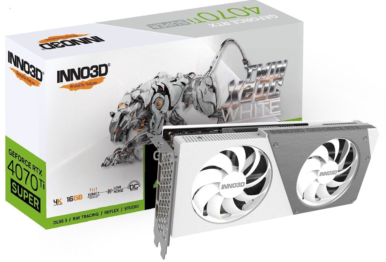 Inno3d nVidia GeForce RTX 4070 Ti Super Twin X2 Oc White