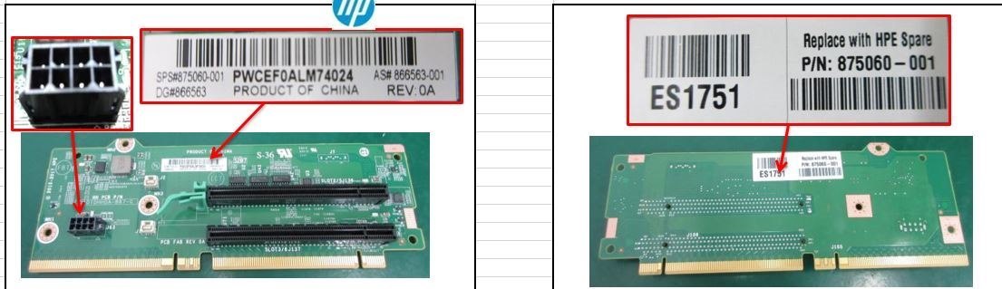 HPE Riser Card