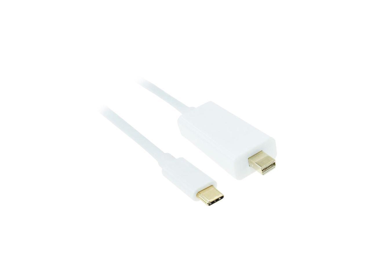 Nippon Labs 50Usb31c-Mdp-3-Wh 3 FT. Usb-C Male To Mini DisplayPort Male Cable - 4K 60Hz