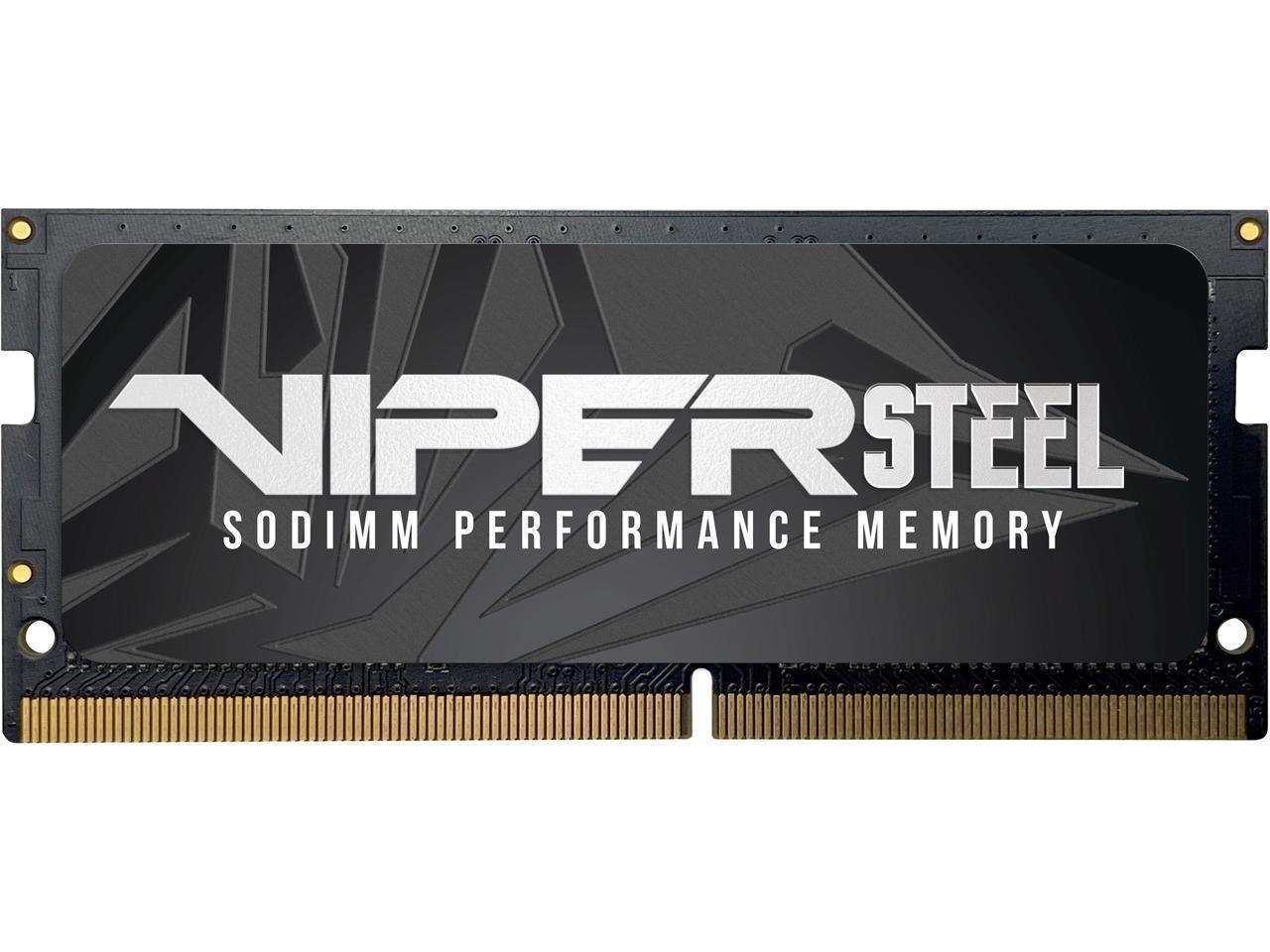 Patriot Viper Steel 16GB 260-Pin DDR4 So-Dimm DDR4 3200 (PC4 25600) Laptop Memory Model PVS416G320C8S