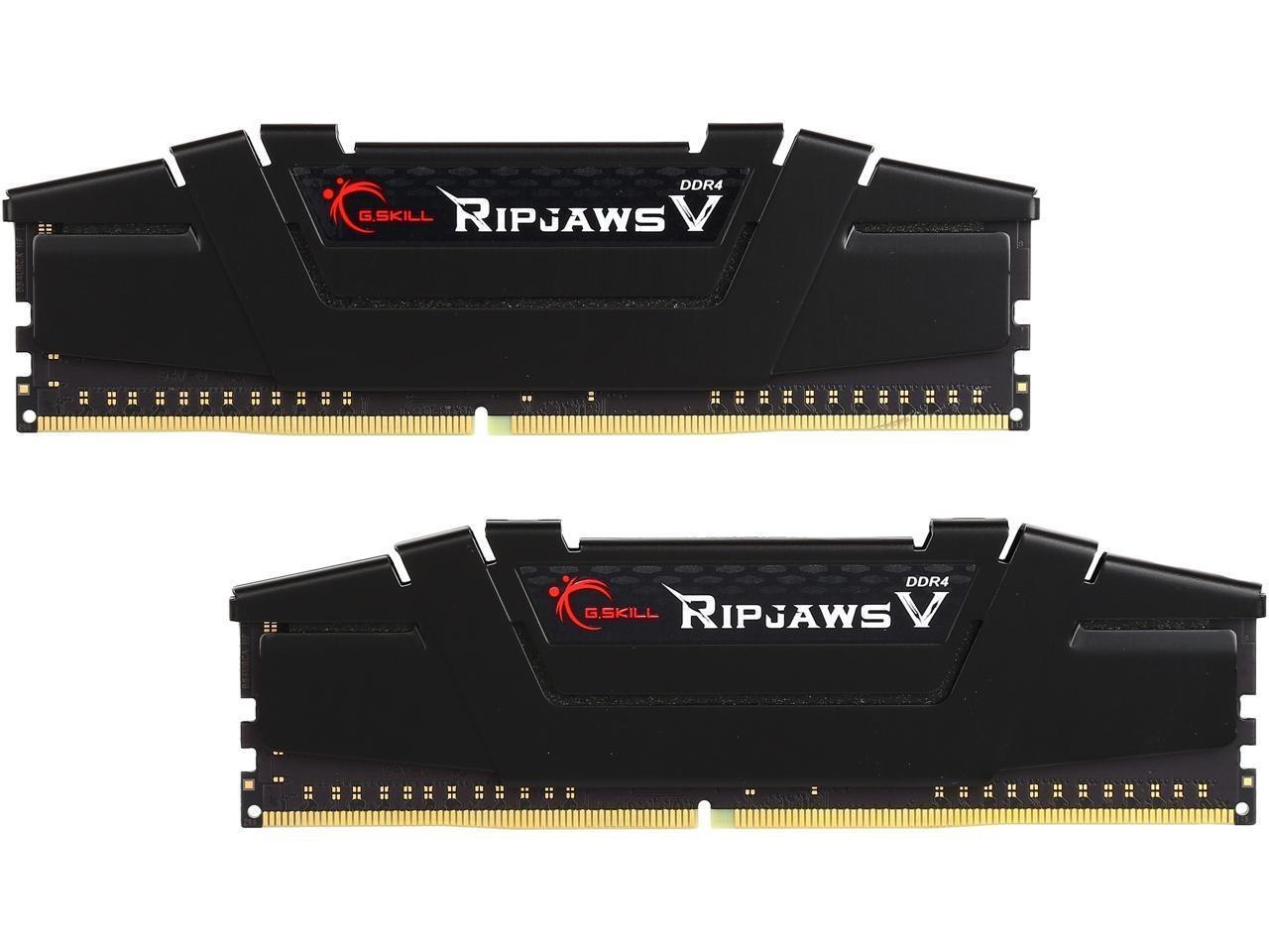 G.Skill Ripjaws V Series 16GB (2 X 8GB) 288-Pin PC Ram DDR4 4000 (PC4 32000) Desktop Memory Model F4-4000C16D-16GVK