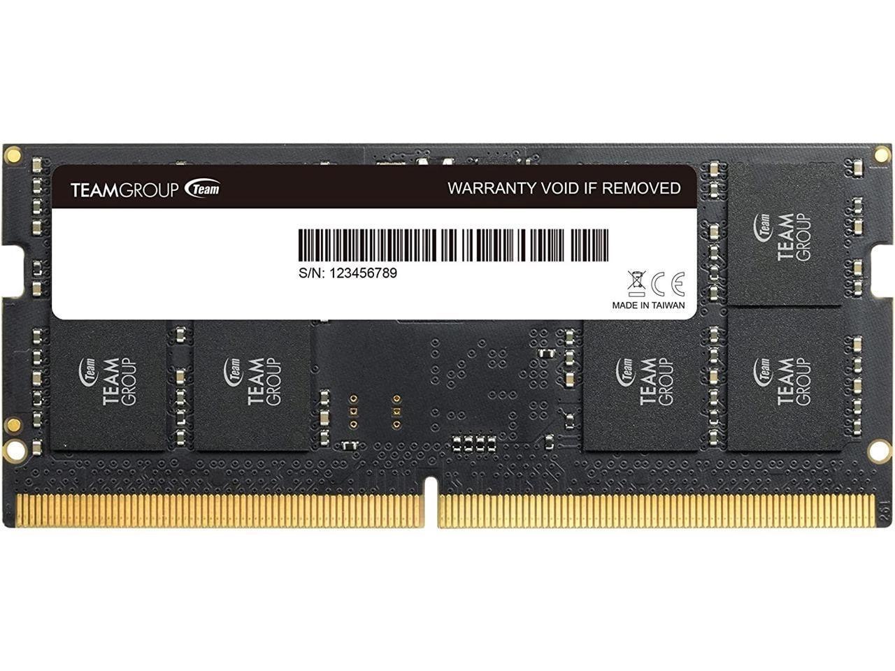 Team Elite 8GB 262-Pin DDR5 So-Dimm DDR5 4800 (PC4 38400) Laptop Memory Model Ted58g4800c40d-S016