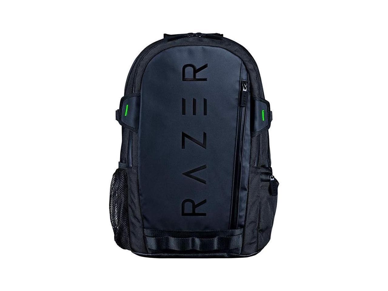 Razer Rogue V3 16" Gaming Laptop Backpack: Travel Carry On Computer Bag - Tear And Water Resistant - Mesh Side Pocket - Fits 16 Inch Notebook - Black