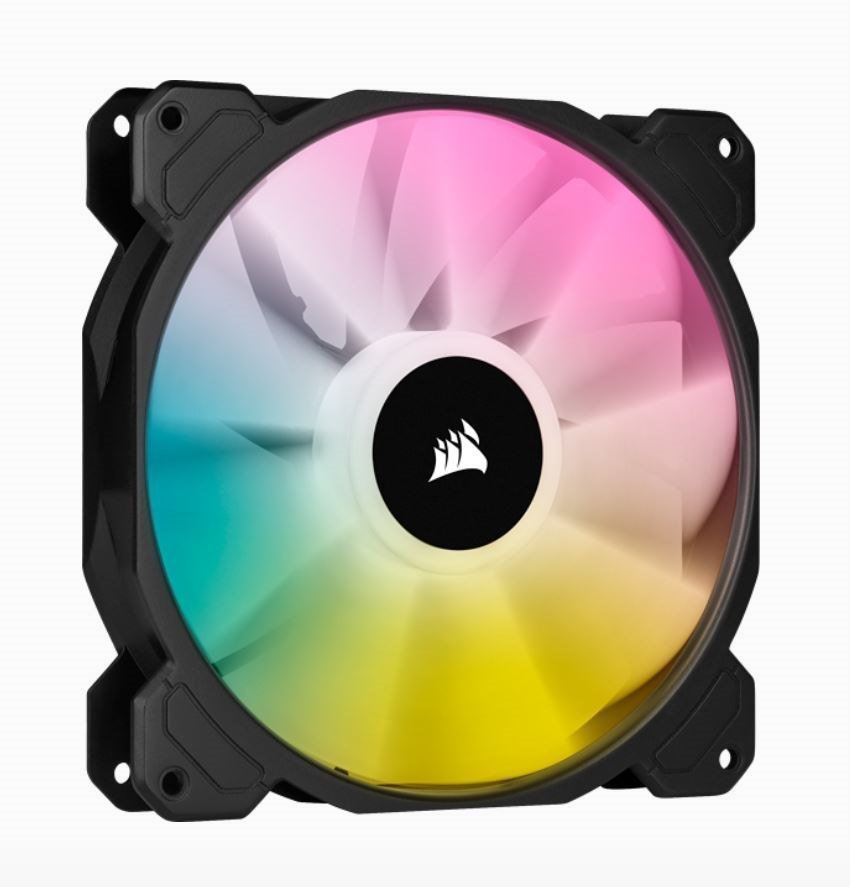 Corsair SP140 RGB Elite, 140MM RGB Led Fan With AirGuide, Single Pack