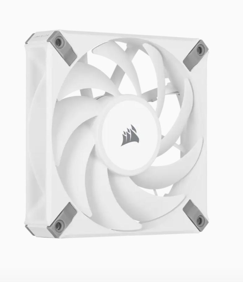 Corsair Af Elite Series, Af120 Elite White, 120MM Fluid Dynamic Fan With AirGuide, Single Pack