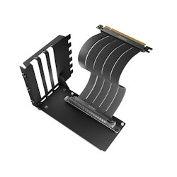 Antec Vertical Pci Bracket And Pci-E 4.0 Cable Kit (200MM) Black. Universal Support. Premium Gold Plated + 180 Degrees Ultra Fliexible Cable