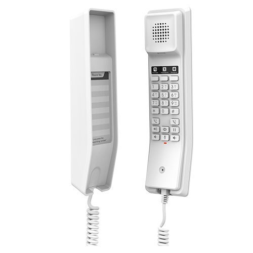 Grandstream GHP610W Hotel Phone, 2 Line Ip Phone, 2 Sip Accounts, HD Audio, Built In Wi-Fi, White Colour, 1Yr WTY