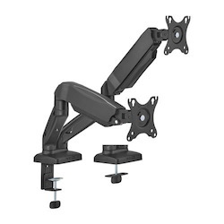 Brateck Economy Dual-Screen Spring-Assited Monitor Arm Fit Most 17'-32' Monitor Up To 9 KG Vesa 75X75/100X100