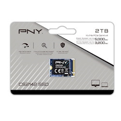 PNY CS2142 2TB PCIe M.2 2230 NVMe Gen4x4 SSD 5,000MB/s 3200MB/s 5YRS
