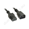 2M Power Cord IEC-C14 Plug to IEC-C13 Socket 10 Amp