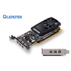 Leadtek Quadro P400 Work Station Graphic Card Pcie 2GB DDR5, 3H (mDP), Single Slot, 1xFan, Atx, Low Profile