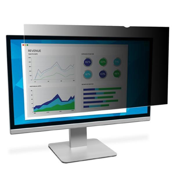 3M PF200W9B Black Privacy Filter For 20" Monitor