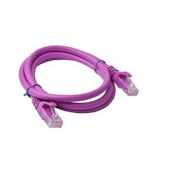 8Ware Cat 6A Utp Ethernet Cable, SnaglessÂ  - 1M (100CM) Purple