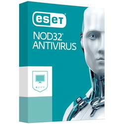 Eset Nod32 Antivirus (Essential Protection) 3 Devices 1 Year - Includes 1X Physical Printed Download Card