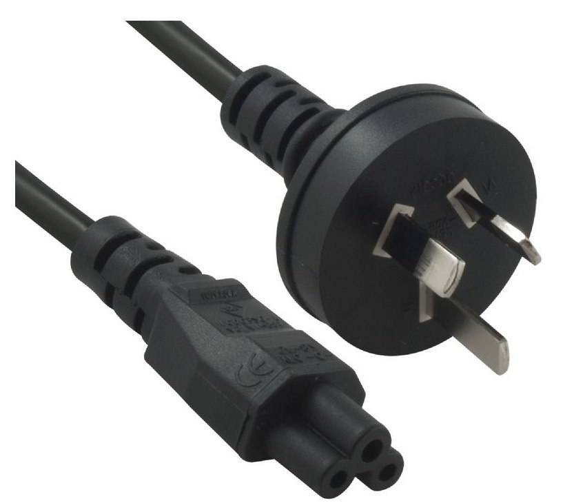 8Ware Power Cable From 3-Pin Au Male To Iec C5 Female Plug In 2M