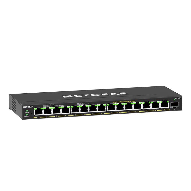 Netgear Gs316epp 16 Port PoE Gigabit Ethernet Plus Switch