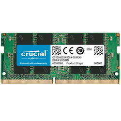 Micron Crucial 8GB DDR4 Notebook Memory, PC4-25600, 3200MHz, Unranked, Life WTY
