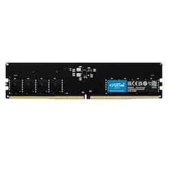 Micron Crucial 32GB DDR5 Desktop Memory, 4800MHz, Life WTY