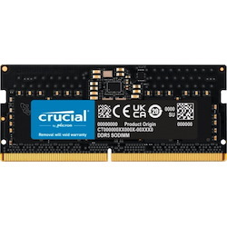 Micron Crucial 8GB DDR5 Notebook Memory, PC5-38400, 4800MHz, Unranked, Life WTY