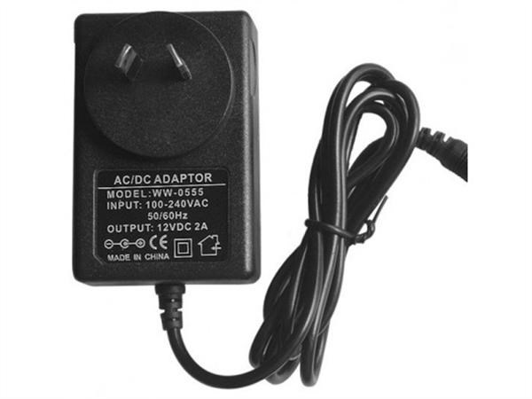 Generic 12V DC 2A Wall Plug Power Adapter With Phoenix 3 Pin Connector