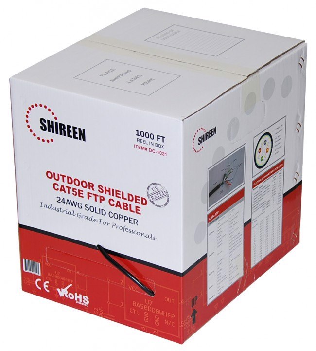 Shireen Outdoor Cat5e FTP Shielded Ethernet Cable Per Meter