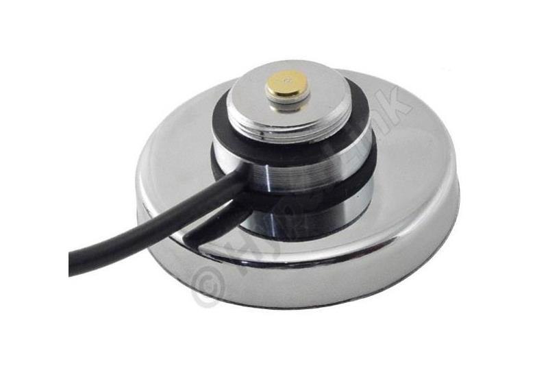 L-Com NMO-Series Chrome Mobile Magnetic Mount With Sma