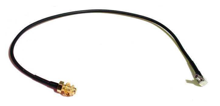 Go Wireless TS9 Male Ra To Sma Female Bulkhead 30CM LLC100 50 Ohm Coax Pigtail