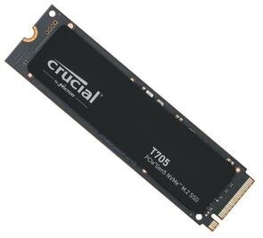 Crucial T705 4TB Gen5 NVMe SSD - 14100/12600 MB/s R/W 2400TBW 1500K IOPs 1.5M HRS MTTF