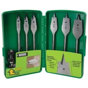 Greenlee Self-Feeding Spade Bit Kit, 6 PC.