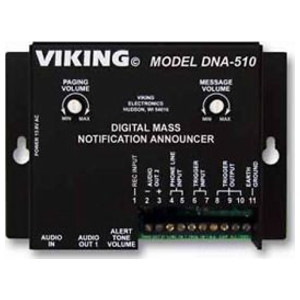 Viking Electronics Digital Mass Notification Announcer, 5.25In. X 3.5