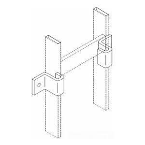 Chatsworth Vertical Wall Bracket, Cable Runway, 1.7 In H X 2.