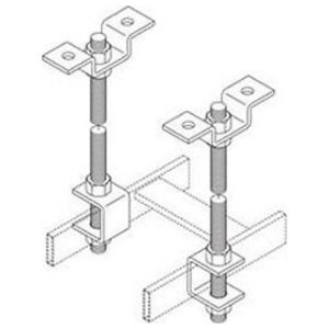 Chatsworth Threaded Ceiling Kit 3/8-16, 72 in.L, Gold