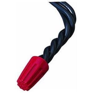 Ideal Industries Wire-Nut 174; Wire Connectors, 18 To 12 Awg, Red,